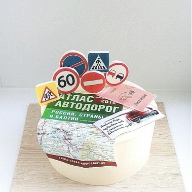 Торт "Покорительнице дорог" купить - cыктывкар.сладкоежкин.рф