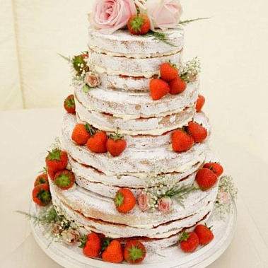 Торт клубничные розы купить - cыктывкар.сладкоежкин.рф