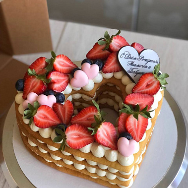 Торт «Сердце» купить - cыктывкар.сладкоежкин.рф