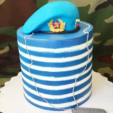 Торт "ВДВ Тельняшка" купить - cыктывкар.сладкоежкин.рф