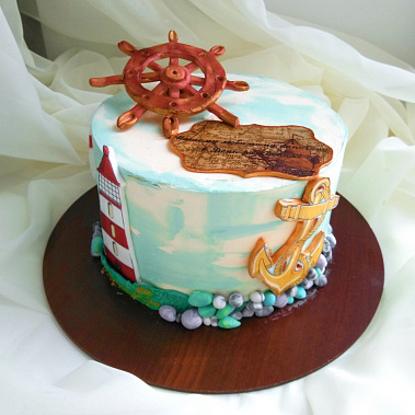Торт "Нашему капитану" купить - cыктывкар.сладкоежкин.рф