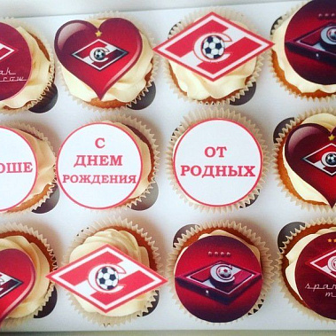 Капкейки "Спартак" купить - cыктывкар.сладкоежкин.рф