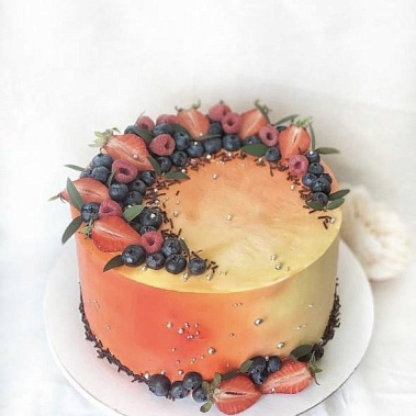 Торт «Закат» купить - cыктывкар.сладкоежкин.рф