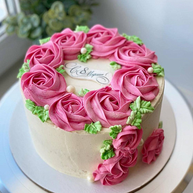 "Розовый венок" купить - cыктывкар.сладкоежкин.рф